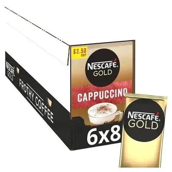 Nescafe Gold Cappuccino Instant Coffee 8 x 17g Sachets