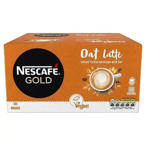 Nescafe Gold Non-Dairy Oat Latte Instant Coffee 16g x 30 Sachets