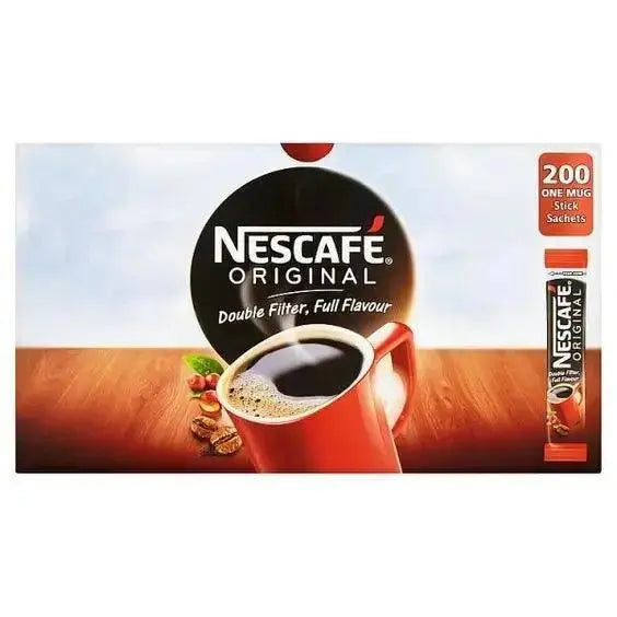 NESCAFE Original Instant Coffee, 200 Sachets x 1.8g