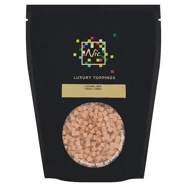 Nic Luxury Toppings Caramel Mini Fudge Cubes 1kg
