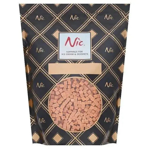 Nic Luxury Toppings Caramel Mini Fudge Cubes 1kg