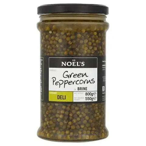 Noels Green Peppercorns in Brine 800g