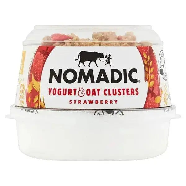 Nomadic Yogurt & Oat Clusters Strawberry 169g