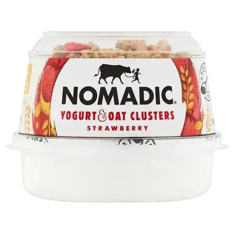 Nomadic Yogurt & Oat Clusters Strawberry 169g