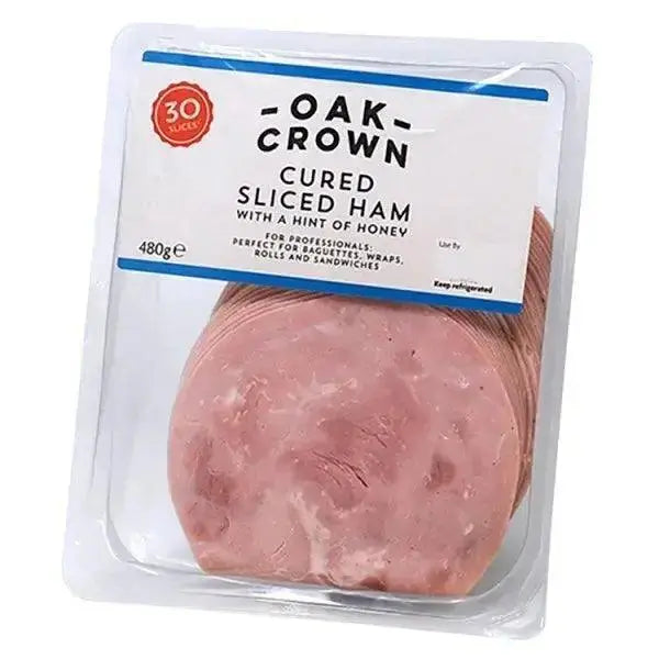 Oak Crown Cured Sliced Ham with a Hint of Honey 480g