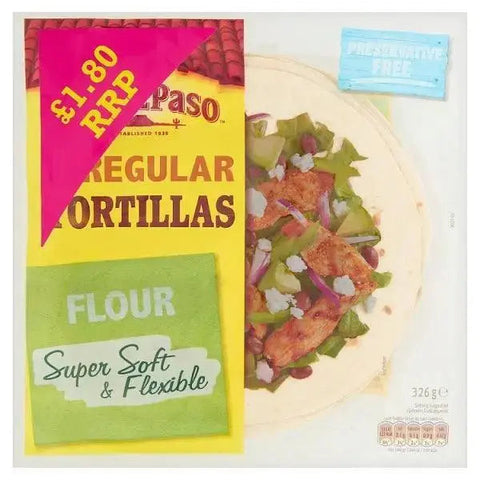 Old El Paso Regular Tortillas 326g (Case of 6)