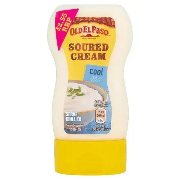 Old El Paso Soured Cream 230g (Case of 4)
