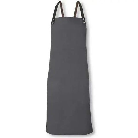 Oliver Harvey Front of House Apron Navy, Navy-White, Grey