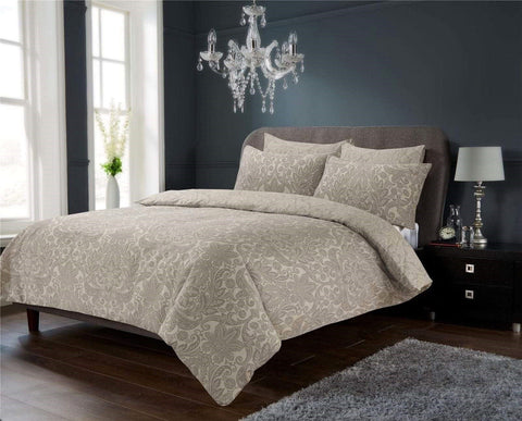 OLIVIA ROCCO Luxury Cotton Rich Duvet Sets Easycare Includes Duvet Cover And Pillowcases In Single Double King Size For All Seasons