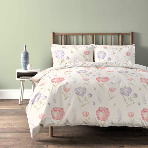 OLIVIA ROCCO Luxury Cotton Rich Duvet Sets Easycare Includes Duvet Cover And Pillowcases In Single Double King Size For All Seasons