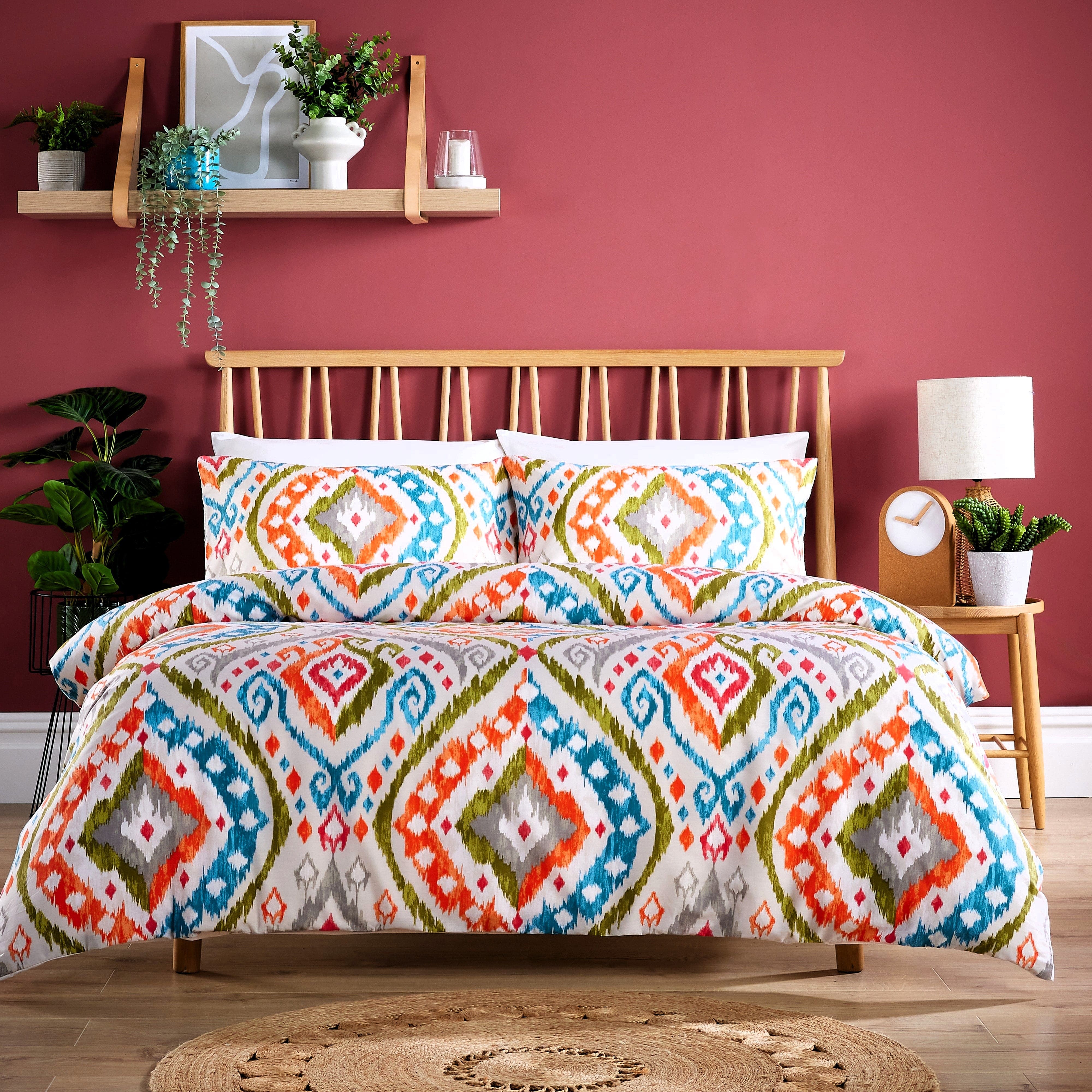 OLIVIA ROCCO Luxury Cotton Rich Duvet Sets Easycare Includes Duvet Cover And Pillowcases In Single Double King Size For All Seasons