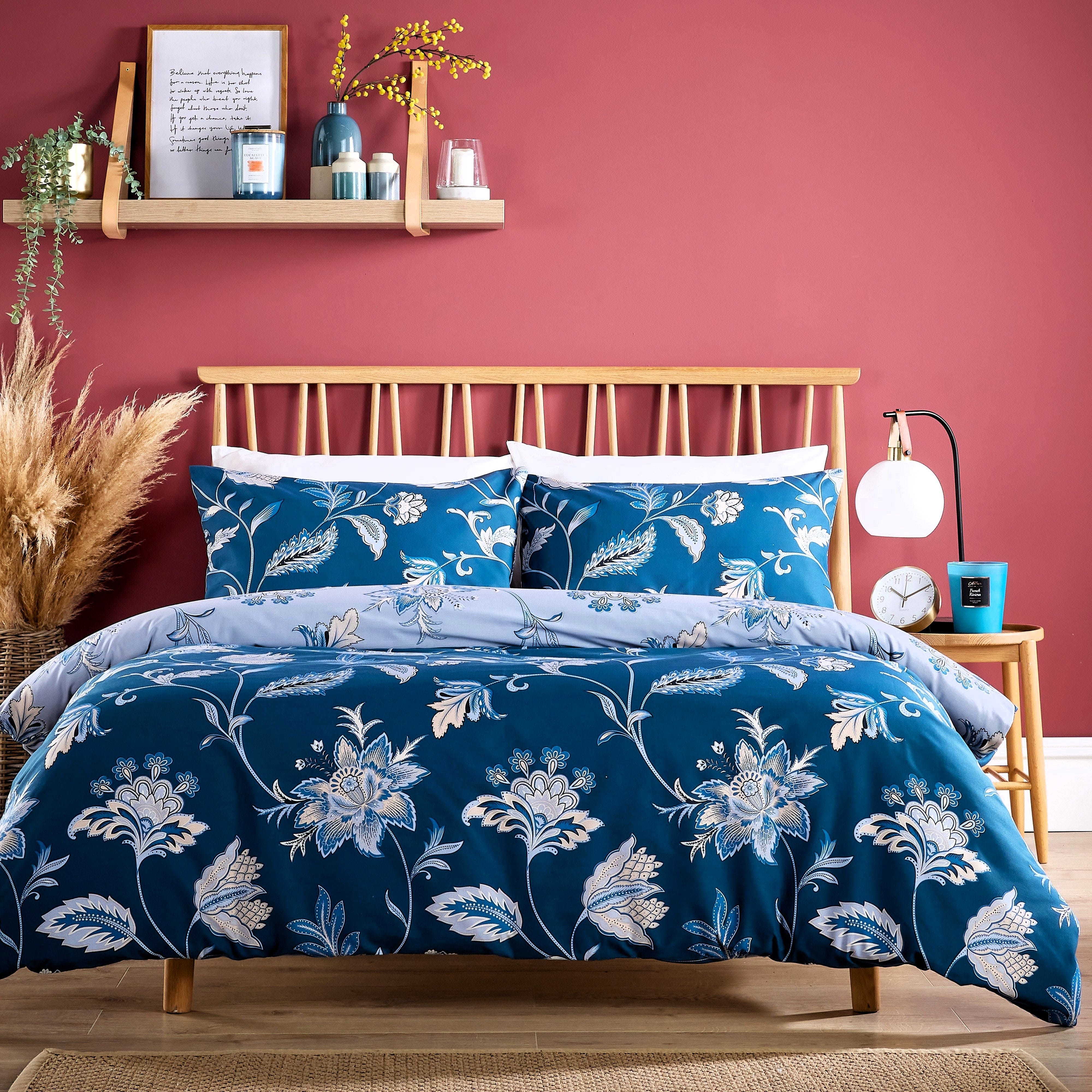 OLIVIA ROCCO Luxury Cotton Rich Duvet Sets Easycare Includes Duvet Cover And Pillowcases In Single Double King Size For All Seasons