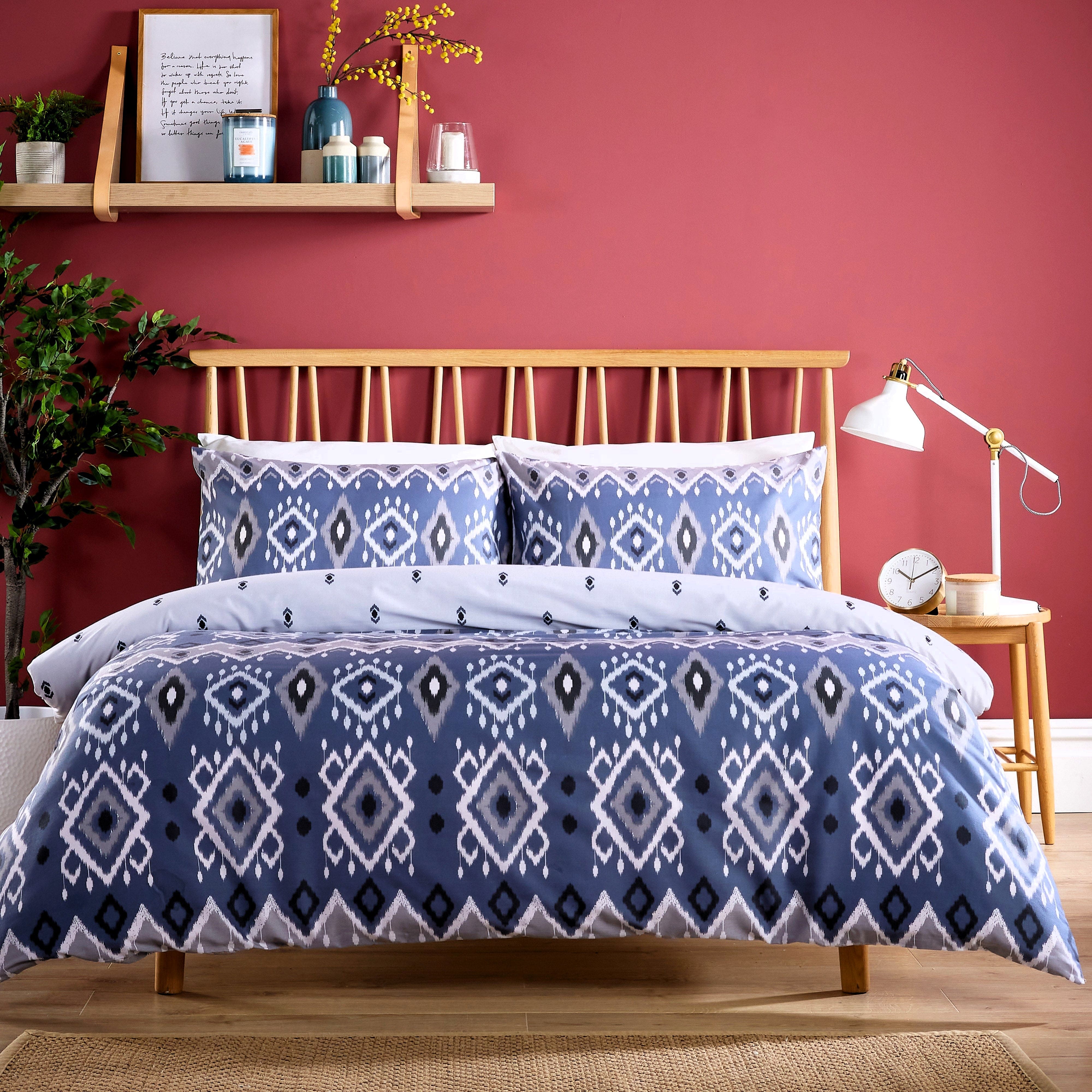 OLIVIA ROCCO Luxury Cotton Rich Duvet Sets Easycare Includes Duvet Cover And Pillowcases In Single Double King Size For All Seasons