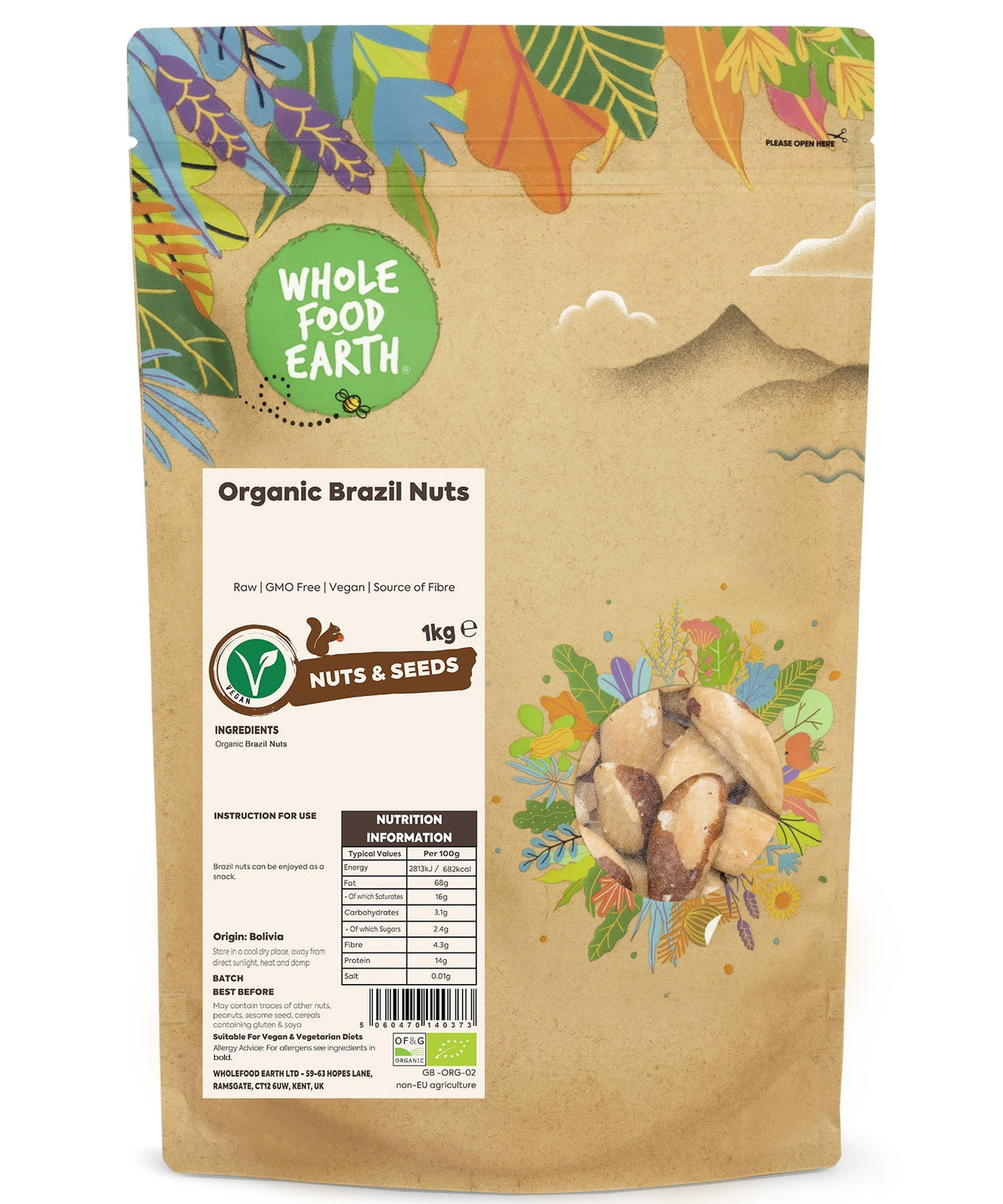 Organic Brazil Nuts
