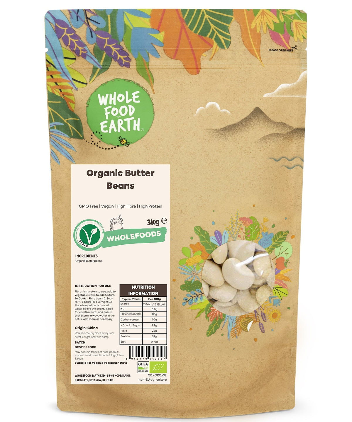 Organic Butter Beans