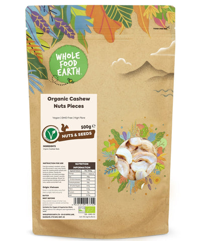 Organic Cashew Nuts Pieces
