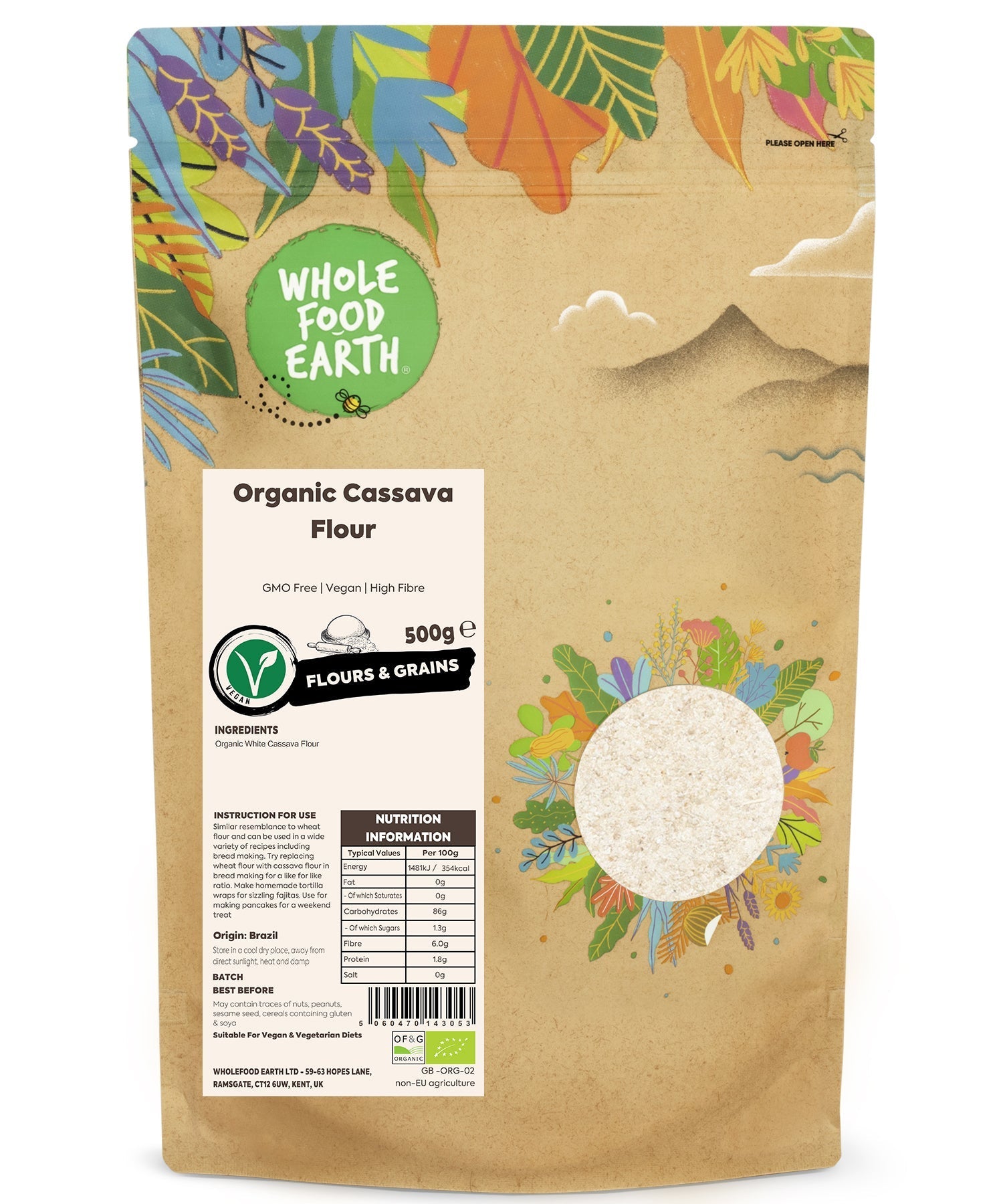 Organic Cassava Flour
