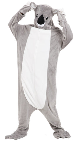 OLIVIA ROCCO Oversized Koala Wearable Blanket Hoodie In Soft Fleece With Sleeves Hooded Winter Loungewear For Home Comfort