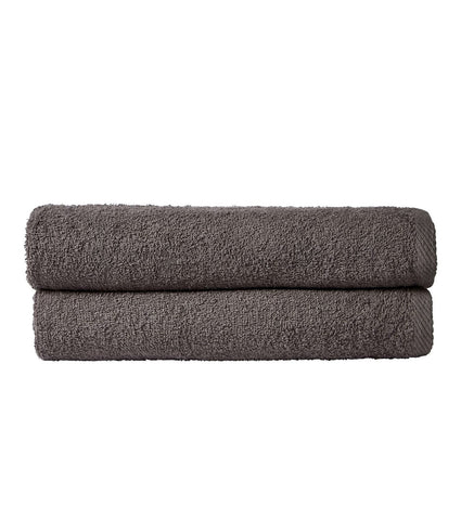 OLIVIA ROCCO Large Bath Sheets 80x140 cm Pack of 2 Quick Drying Lightweight Easycare Indus Valley Cotton Multiple Colours