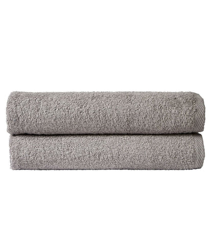 OLIVIA ROCCO Large Bath Sheets 80x140 cm Pack of 2 Quick Drying Lightweight Easycare Indus Valley Cotton Multiple Colours