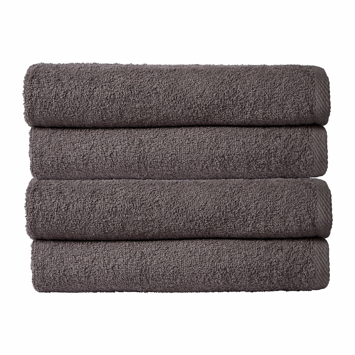 OLIVIA ROCCO Pack Of 4 Large Quick-Drying Indus Valley Cotton Bath Sheets 80x140cm Lightweight Easycare For Home Travel Gym Holidays Multiple Colours