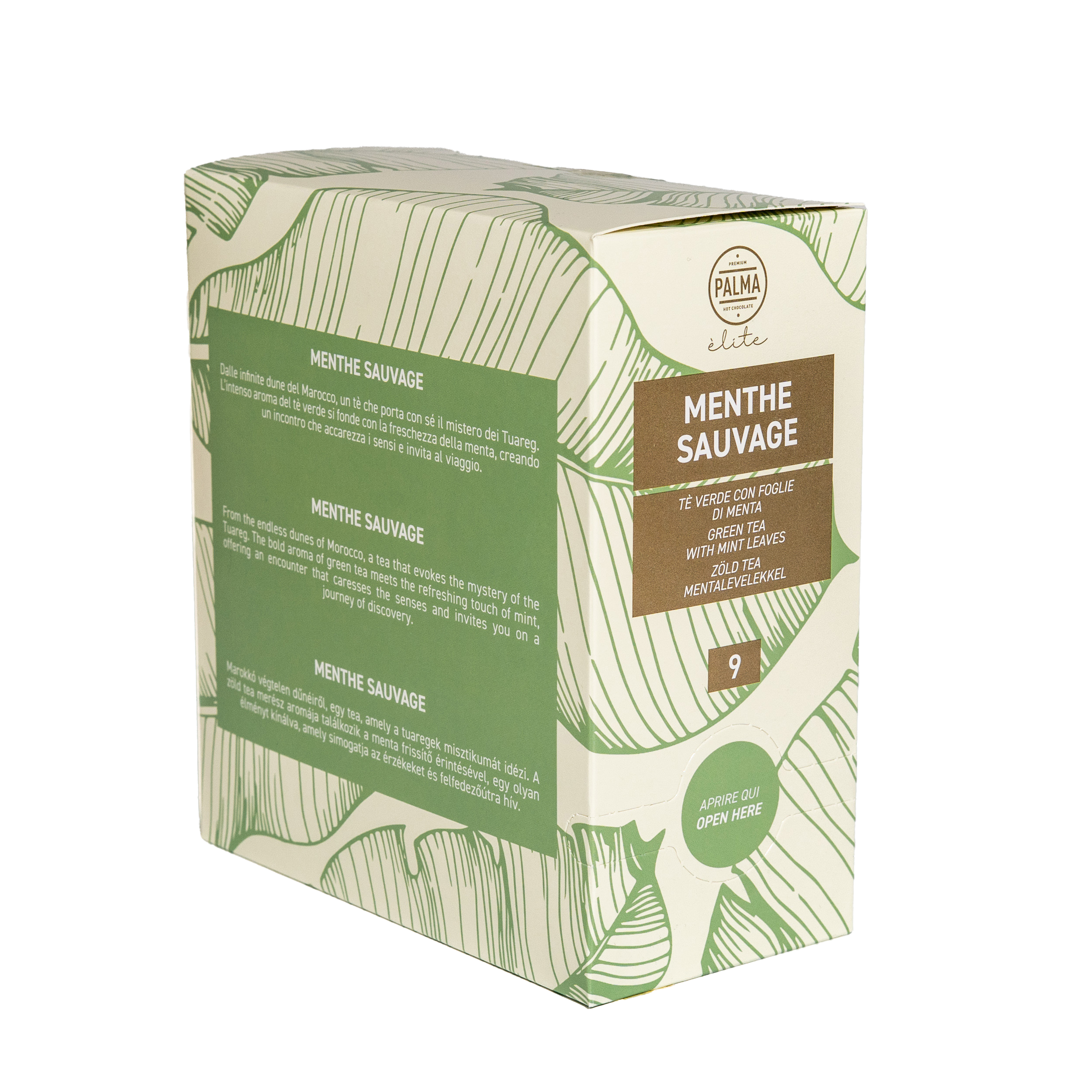 PALMA élite - Menthe Sauvage Green Tea with Mint (20x3g)