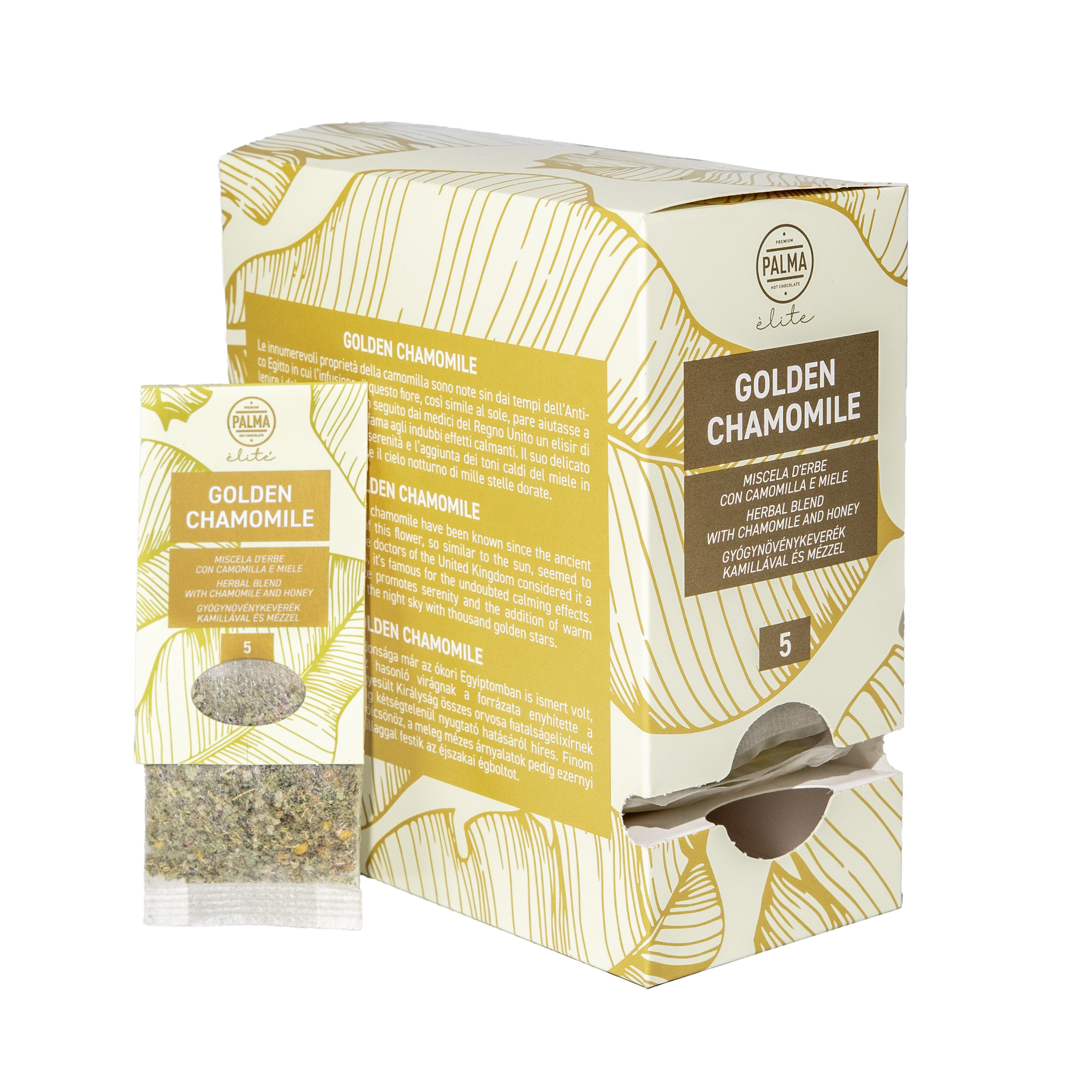 PALMA élite - Golden Chamomile Herbal Blend with Honey (20x3g)