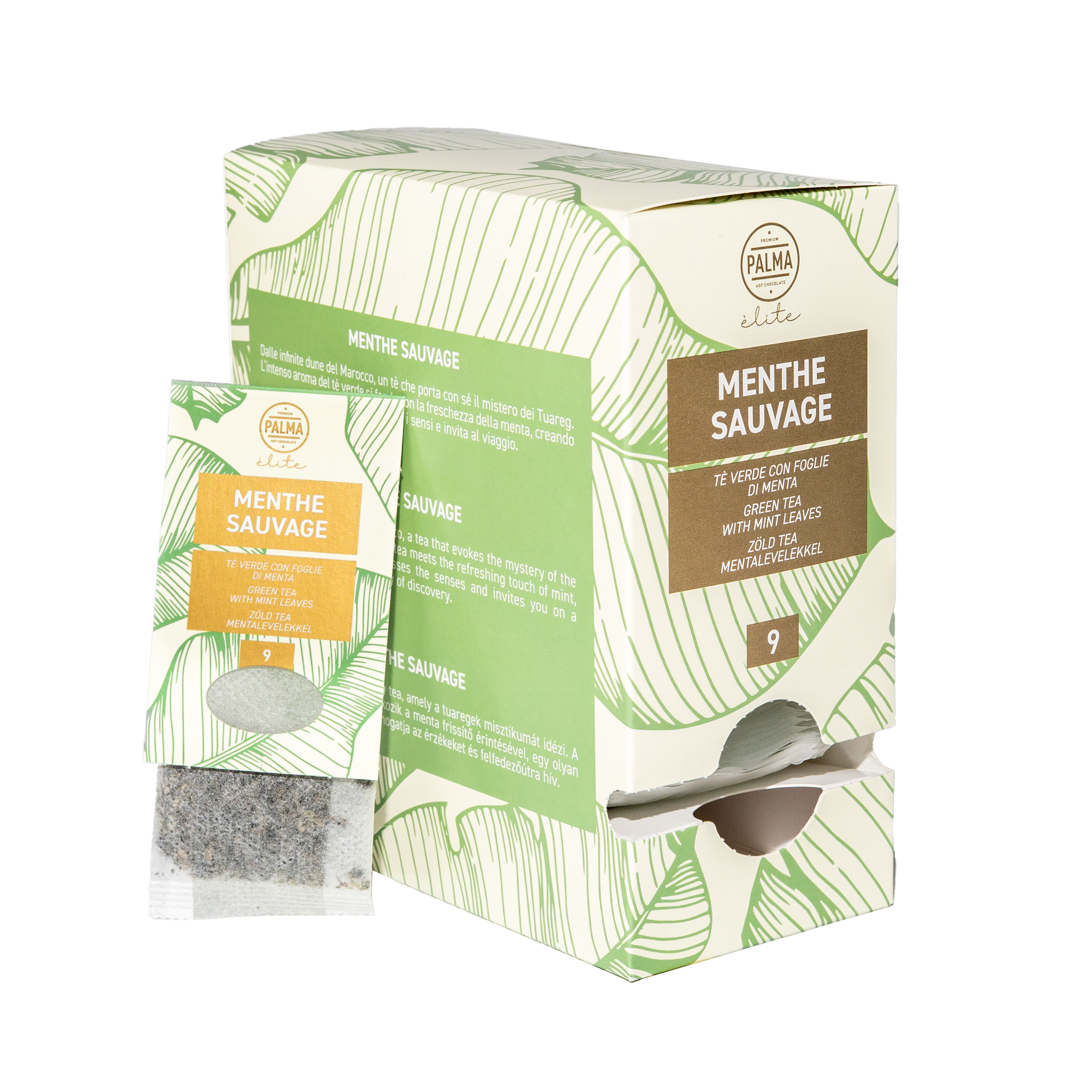 PALMA élite - Menthe Sauvage Green Tea with Mint (20x3g)