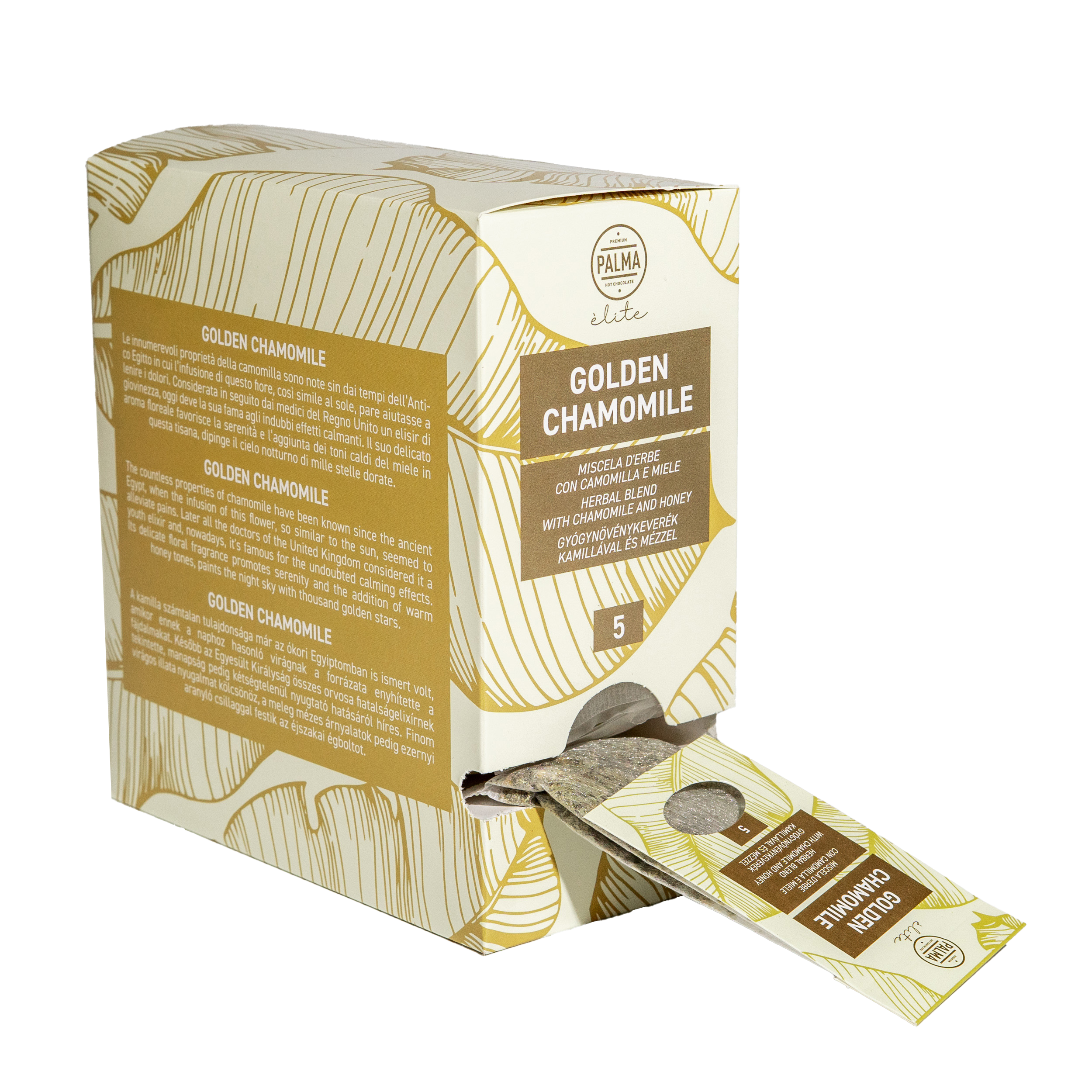 PALMA élite - Golden Chamomile Herbal Blend with Honey (20x3g)