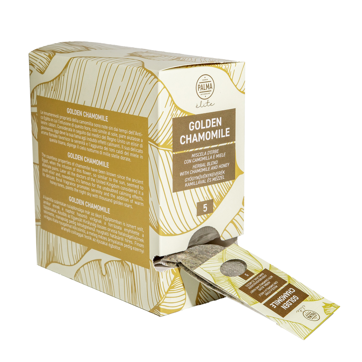 PALMA élite - Golden Chamomile Herbal Blend with Honey (20x3g)