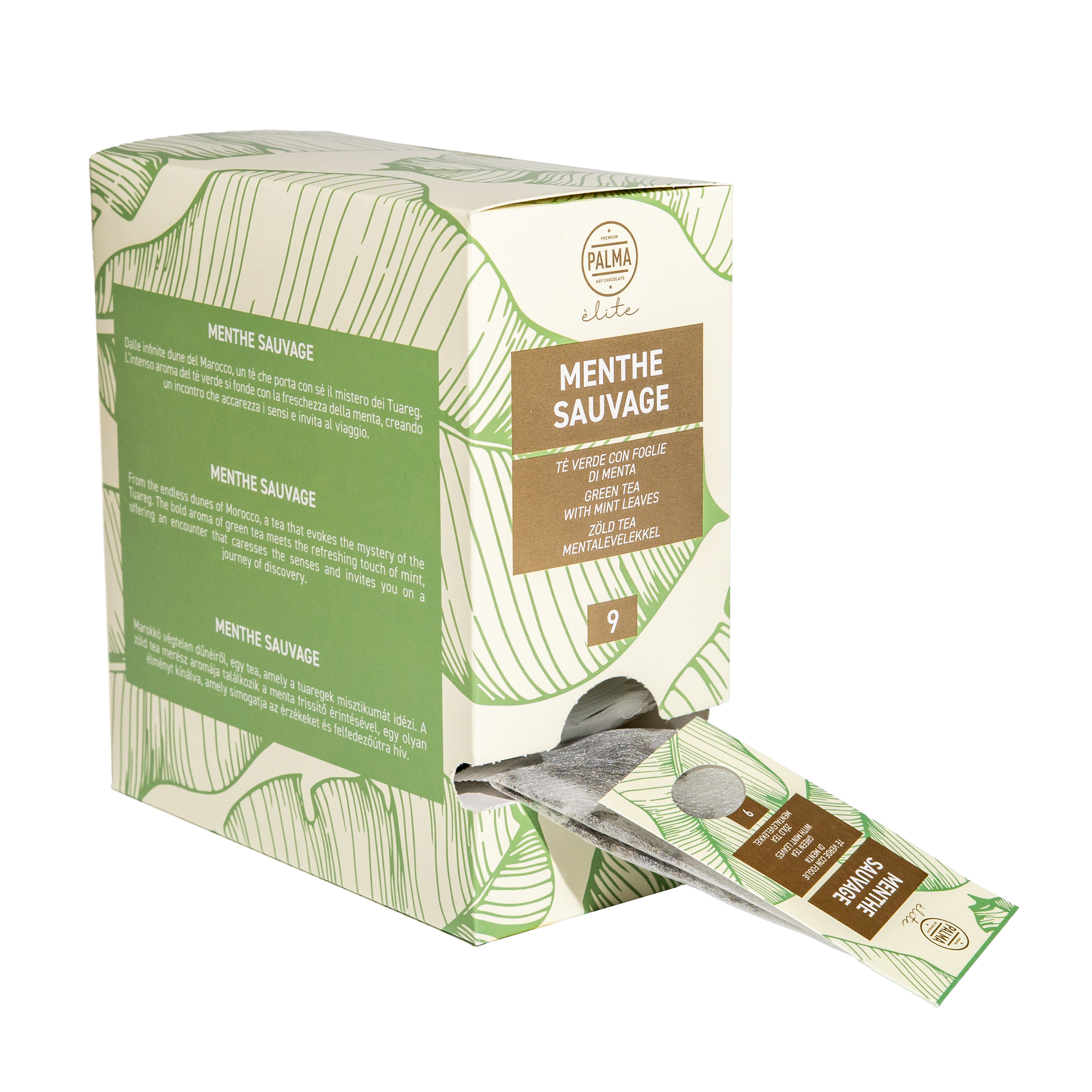 PALMA élite - Menthe Sauvage Green Tea with Mint (20x3g)