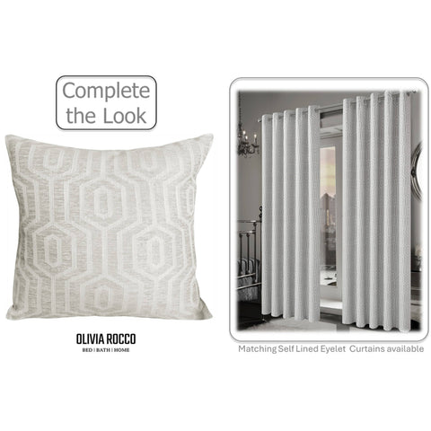 OLIVIA ROCCO Paris Cushion Covers 2 Pack Modern Natural Decorative Square Scatter Cushions With Invisible Zipper For Sofa And Bed