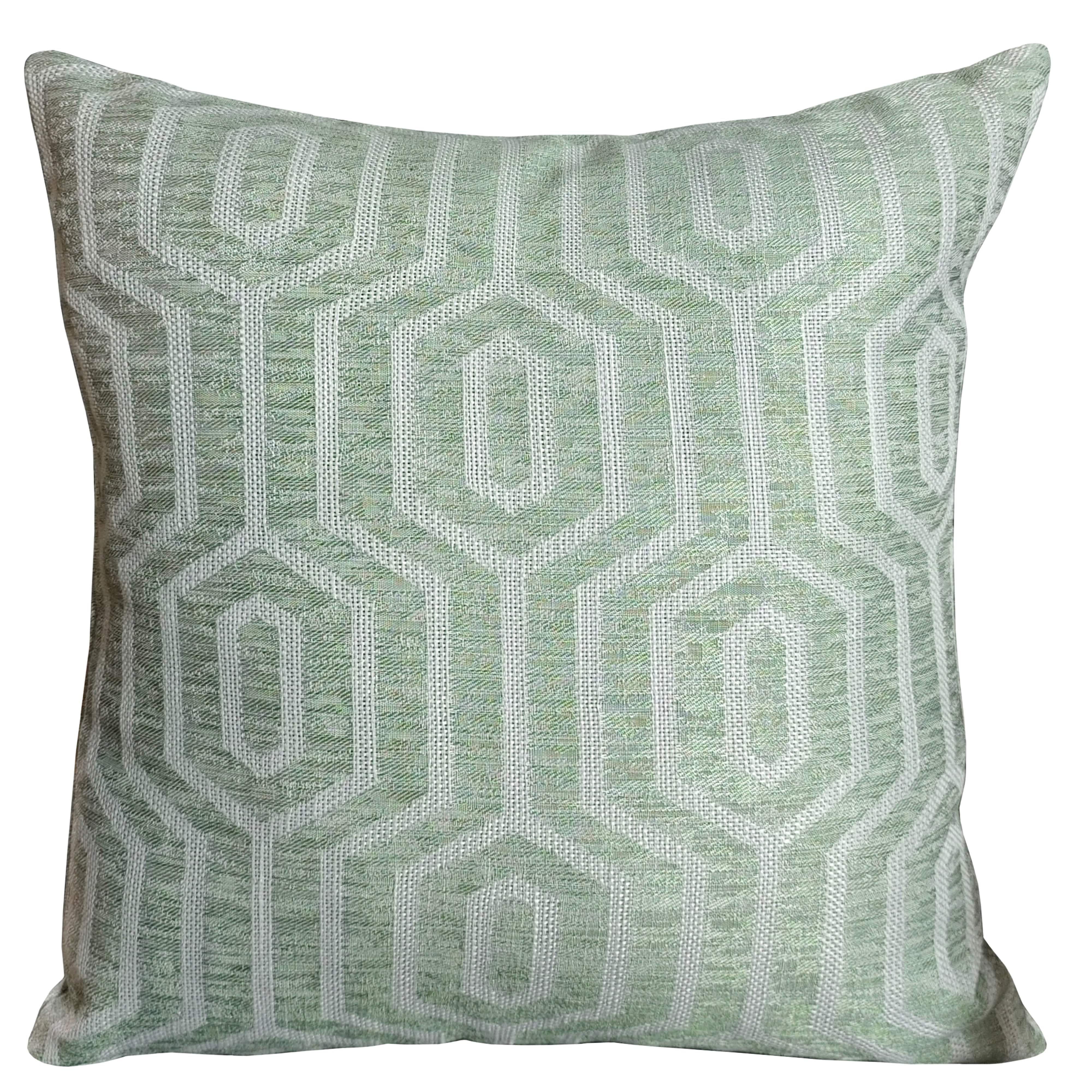 OLIVIA ROCCO Paris Cushion Covers Two Pack Modern Sage Green Decorative Square Scatter Cushions With Invisible Zipper For Sofa And Bed