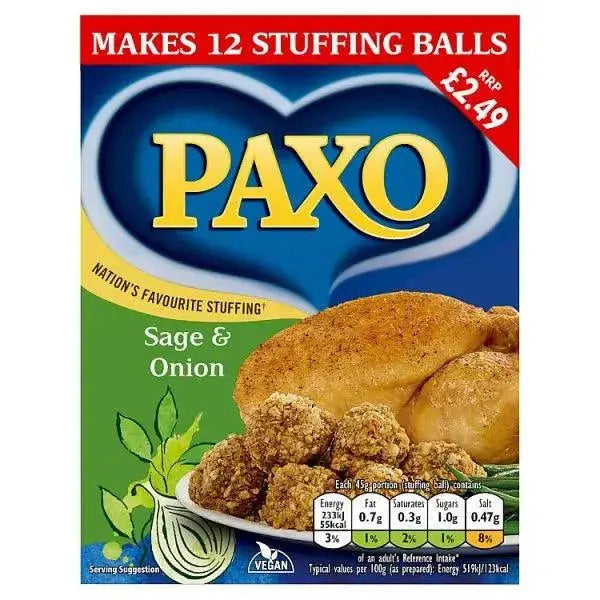 Paxo Sage & Onion Stuffing Mix 170g (Case of 8)