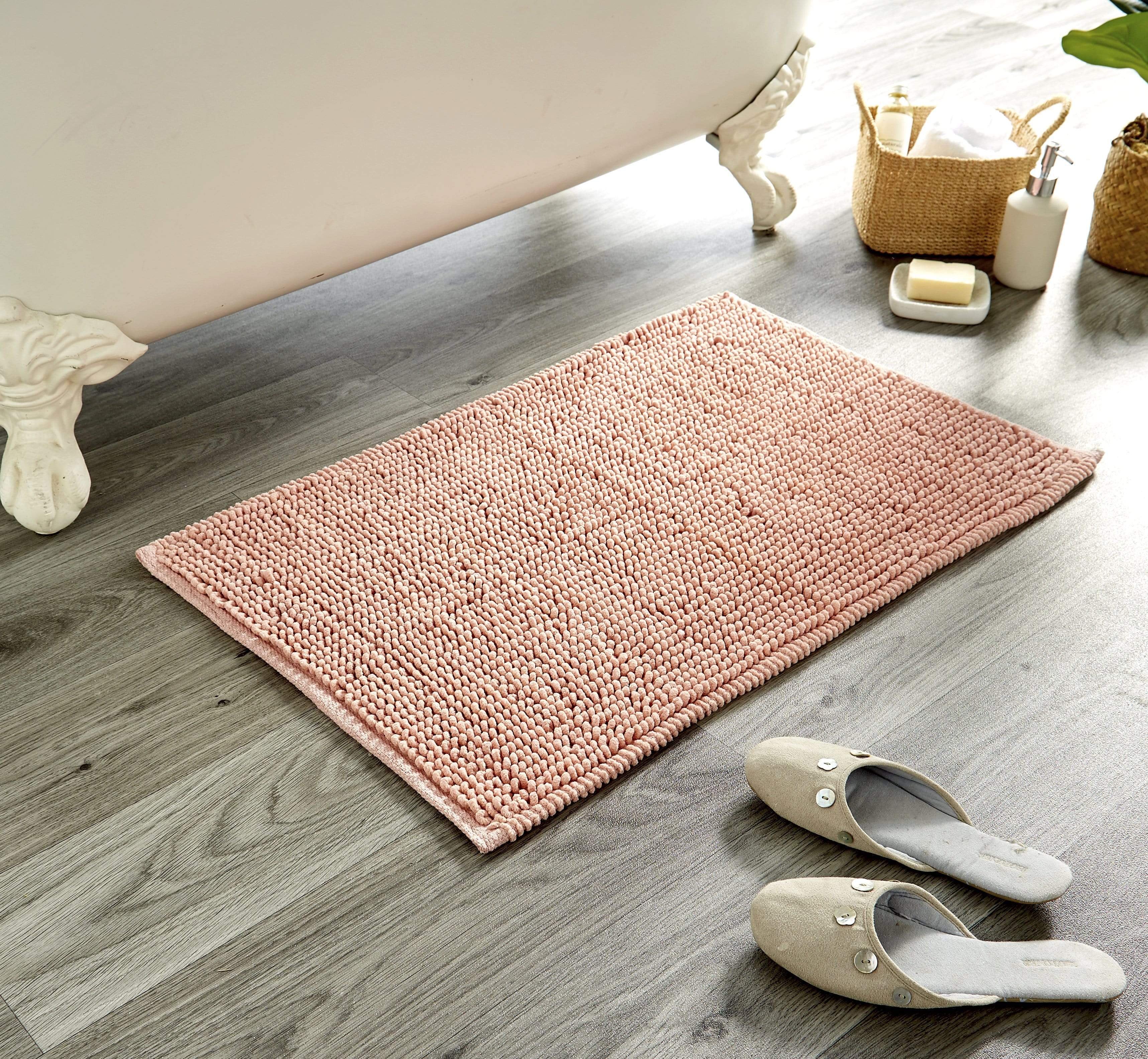 OLIVIA ROCCO Pebbles Micro Bobble Bath Mat Pure Indian Cotton Hand Woven Eco Friendly Knitted Design For Comfort And Durability
