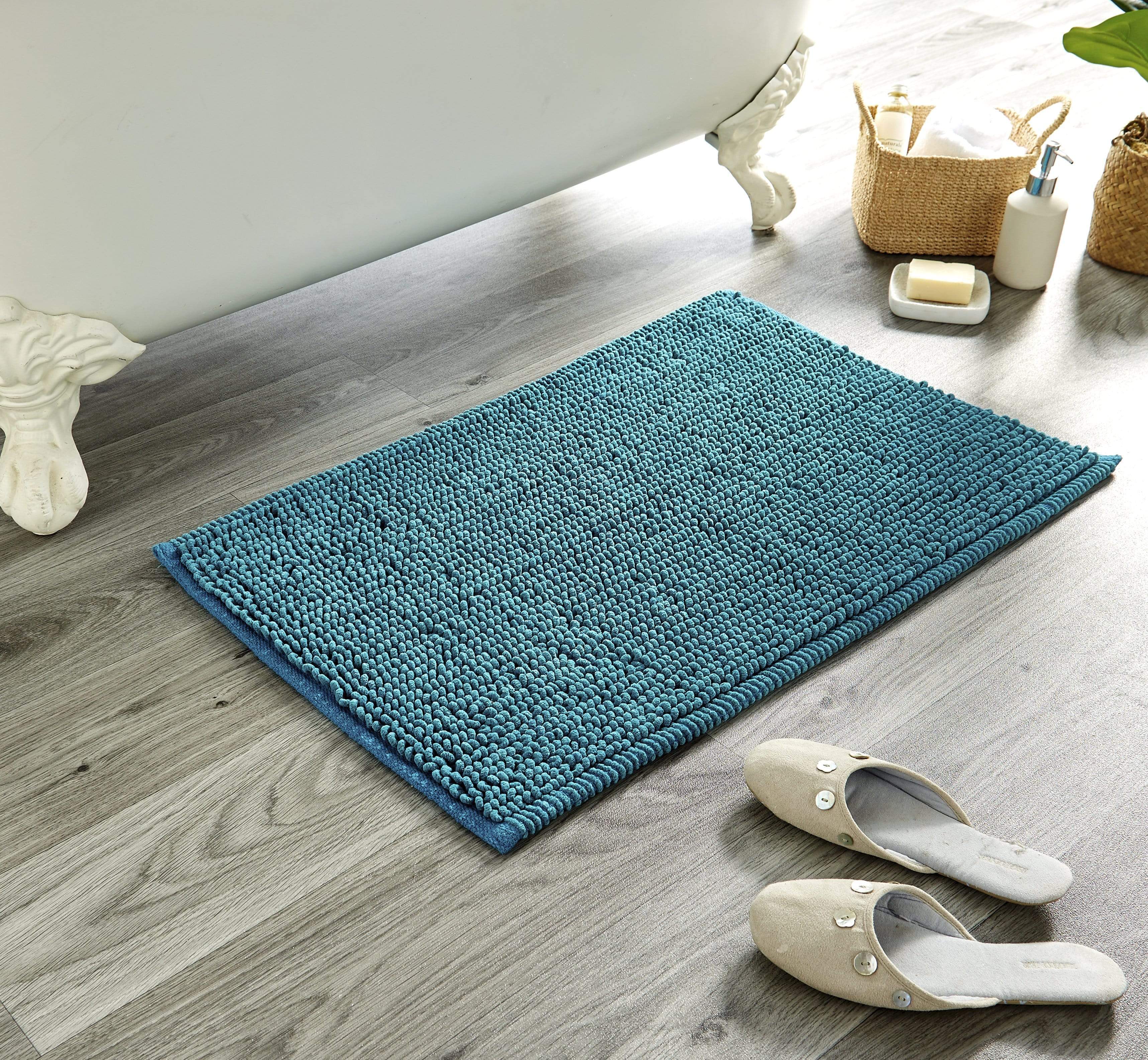 OLIVIA ROCCO Pebbles Micro Bobble Bath Mat Pure Indian Cotton Hand Woven Eco Friendly Knitted Design For Comfort And Durability