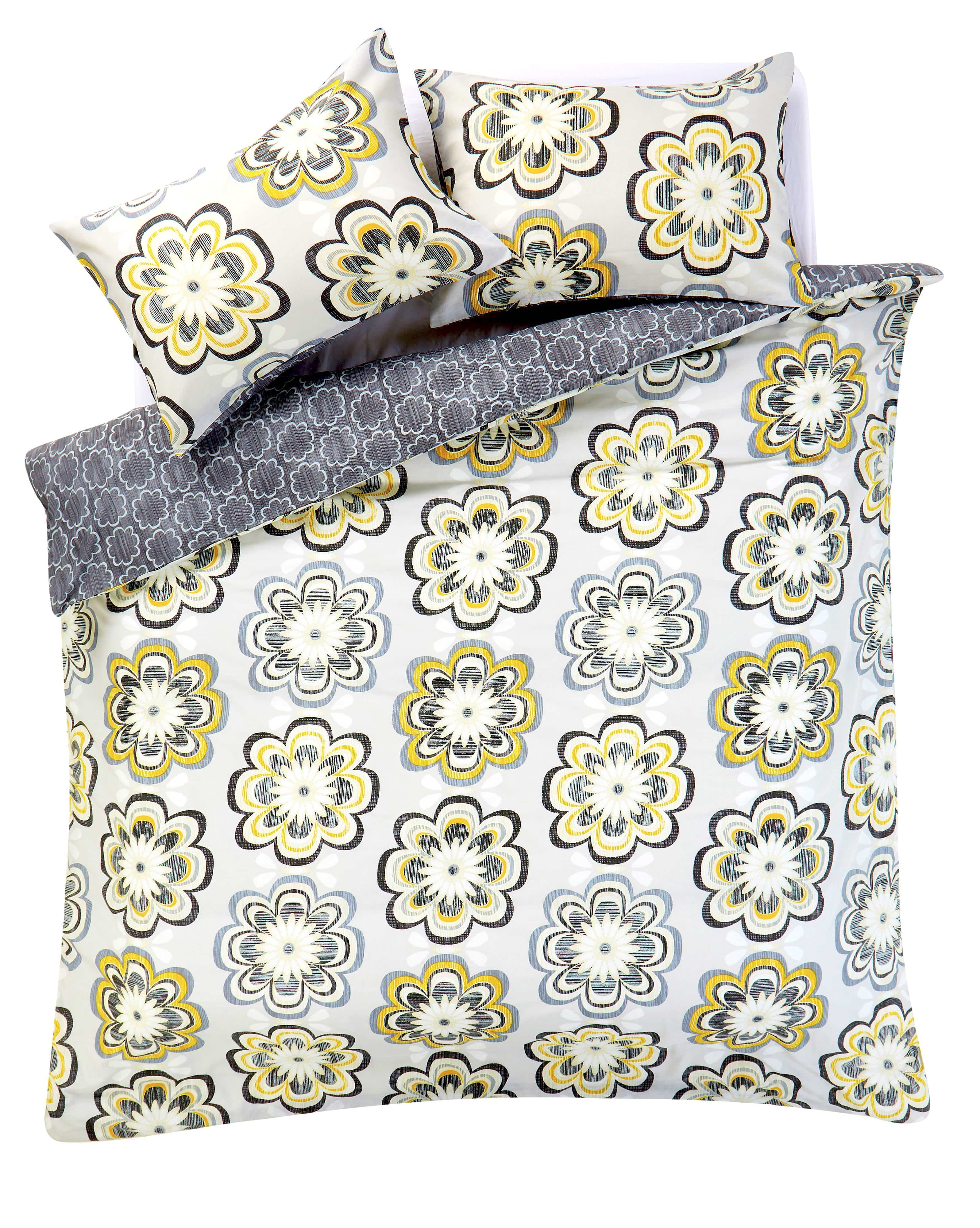 OLIVIA ROCCO Peony Floral Cotton Rich Duvet Cover Set With Pillowcases, Available in Single, Double, King, Super King, Soft, Machine Washable