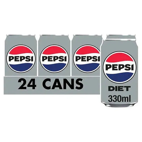Pepsi Diet 330ml (Case of 24)