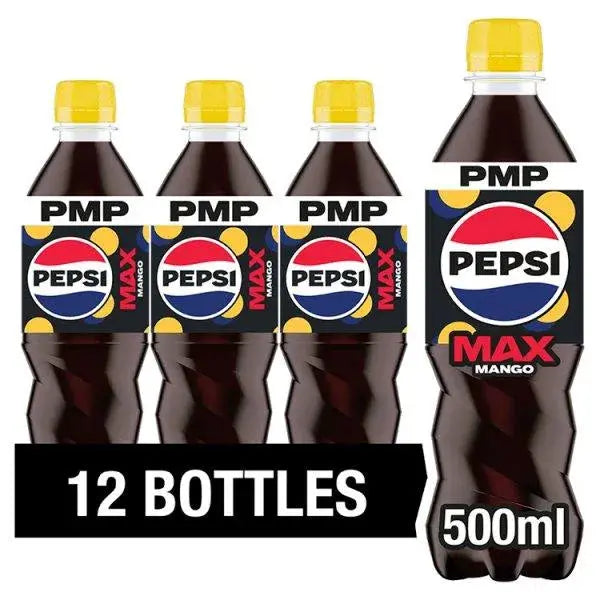 Pepsi Max Mango 500ml (Case of 12)
