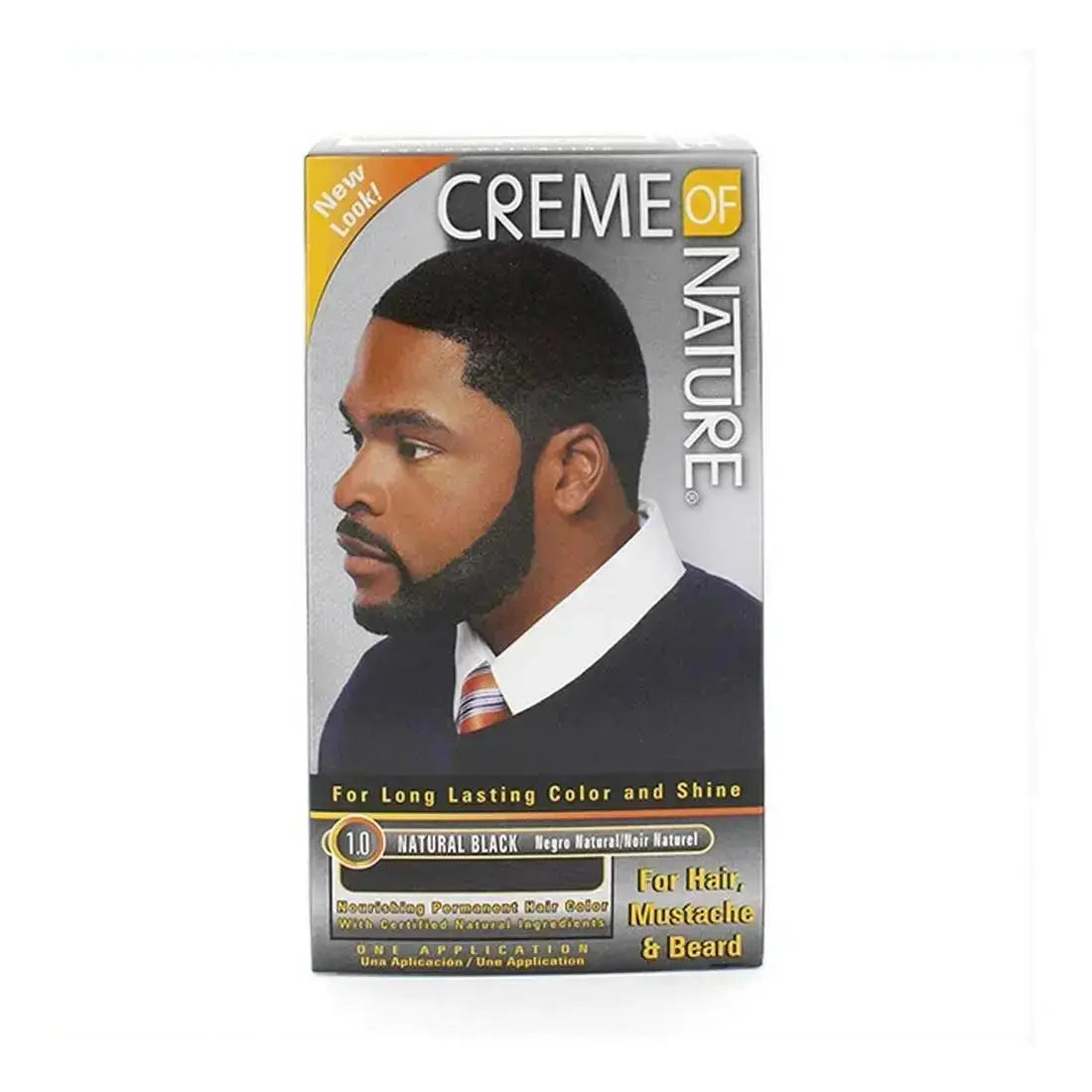 Permanent Dye Mens Color Creme Of Nature Nature Black 1.0