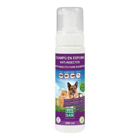 Pet shampoo Men for San Foam Insect repellant 200 ml