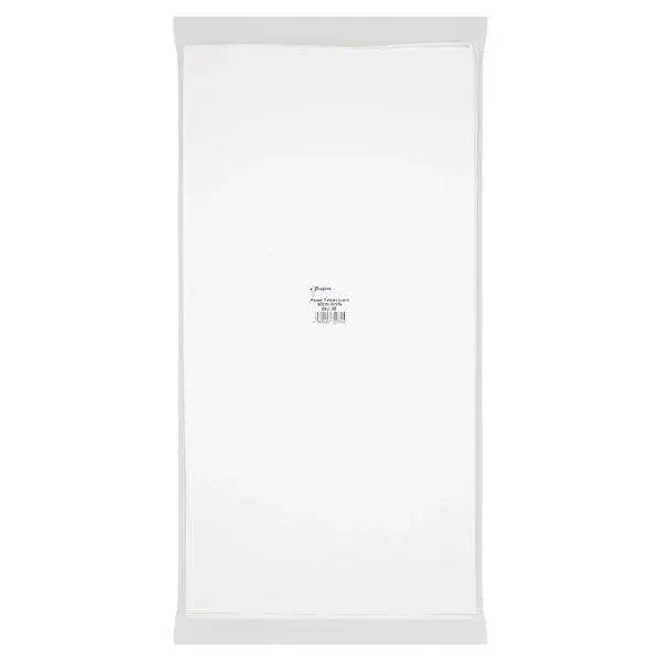 Poppies 25 Paper Tablecovers White 90cm