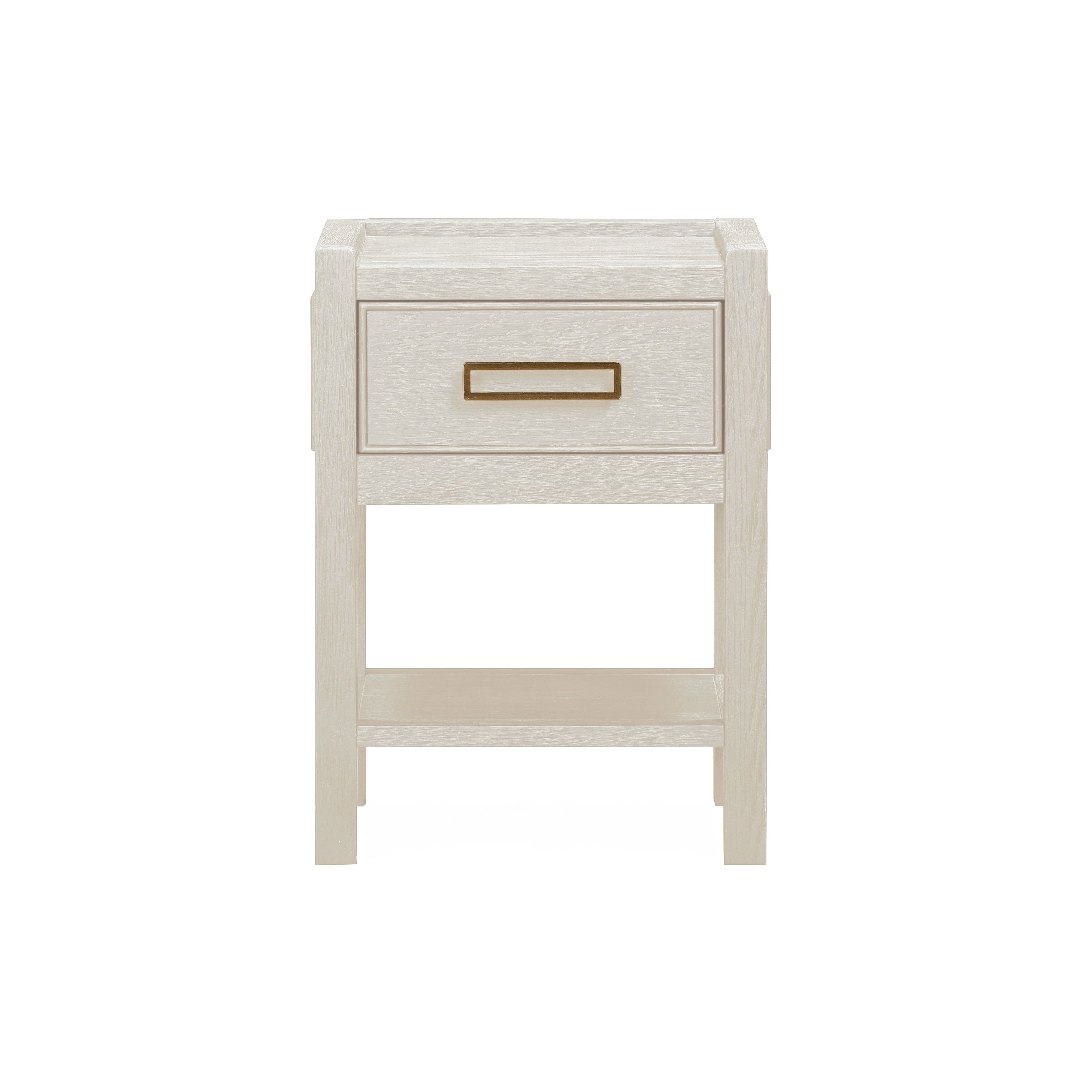Soho Cream Oak Veneer 1 Drawer Bedside Table