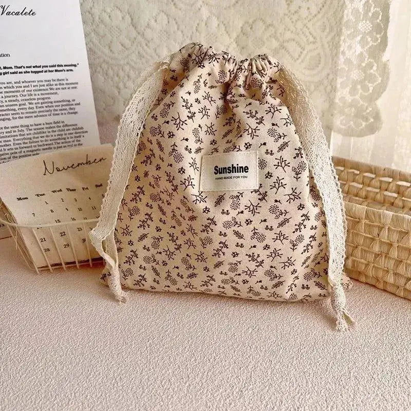 Printed Flower Mommy Bag Baby Diaper Bag