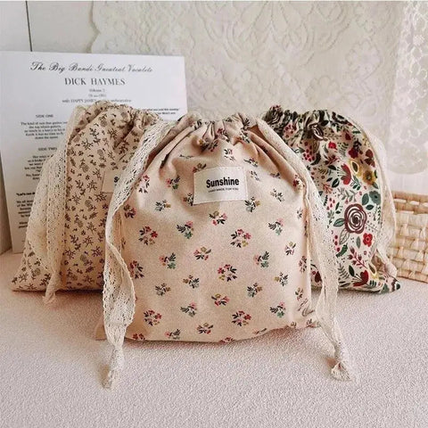 Printed Flower Mommy Bag Baby Diaper Bag