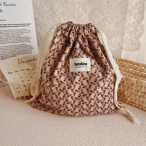 Printed Flower Mommy Bag Baby Diaper Bag