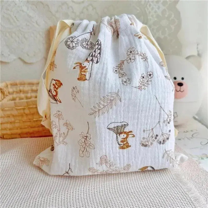 Printed Flower Mommy Bag Baby Diaper Bag