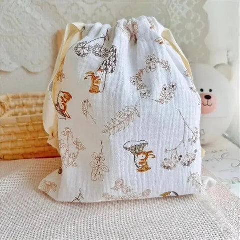 Printed Flower Mommy Bag Baby Diaper Bag