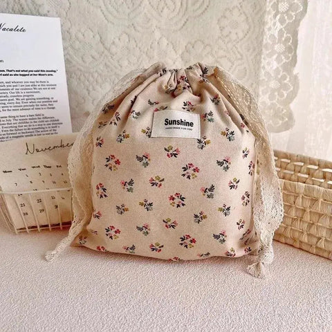 Printed Flower Mommy Bag Baby Diaper Bag