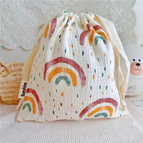 Printed Flower Mommy Bag Baby Diaper Bag